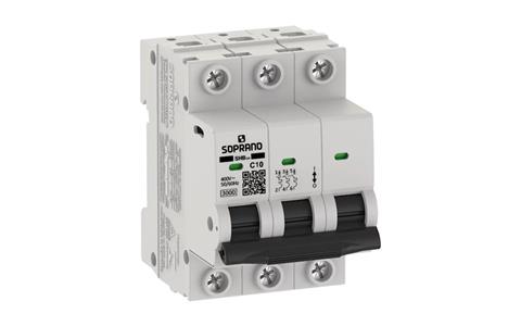 DISJUNTOR  SHB3 GIII TRIPOLAR 10A C 3KA/220V 4,5KA/380V 27137 SHB3GIII 