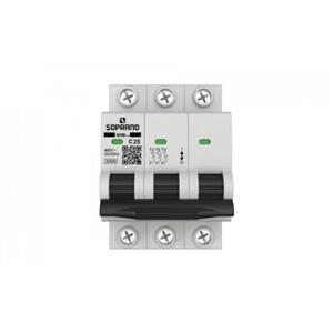 DISJUNTOR  SHB3 GIII TRIPOLAR 25A C 3KA/220V 4,5KA/380V 27140 SHB3GIII 