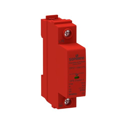 DISPOSITIVO  PROTECAO CONTRA SURTOS MONOBLOCO 1P 7-15KA CLASSE II 275VAC 27287 DPS115M275