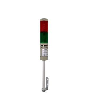 SINALIZ  TORRE LUMINOSA LED CONTINUA OU INTERMITENTE 90-260VCA VM/VD 27512 LTA5052 