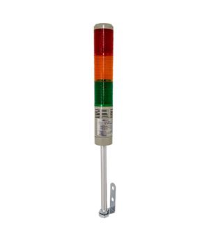 SINALIZ  TORRE LUMINOSA LED CONTINUA OU INTERMITENTE 12-30VCA/VCC VM/LJ/VD C/03 CORES 27513 LTA5053 