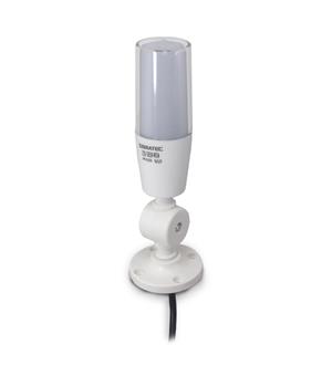 SINALIZADOR  TORRE LUMINOSA LED SINALIZACAO INTERMITENTE 24VCA/VCC ALARME SONORO VD/AM/VM 27516 LTA505NW 