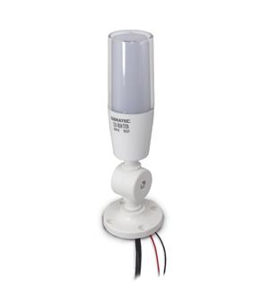 SINALIZADOR  TORRE LUMINOSA LED SINALIZACAO CONTINUA 220VCA ALARME SONORO VD/AM/VM 27517 LTA505NT 