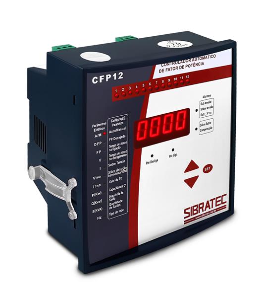 CONTROLADOR  FATOR POTENCIA 12 ESTAGIOS 220VCA 27570 CFP12  