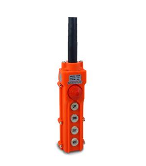 BOTOEIRA  P/PONTE ROLANTE C/4 BOTOES+EMERG IP65 27576 COB62H 
