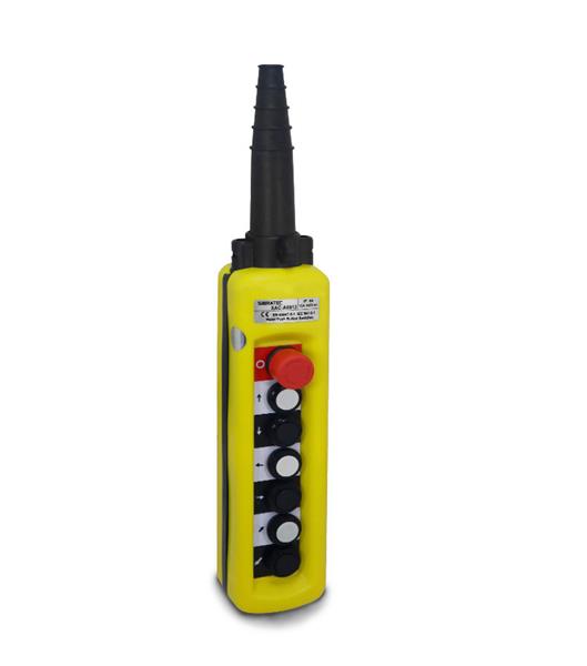 BOTOEIRA  P/PONTE ROLANTE C/6 BOTOES+EMER IP65 27579 XACA6713