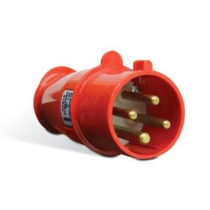 PLUG  INDUSTRIAL MACHO 3P+T 32A 380VCA IP44 VM 6H 28382 N4276 