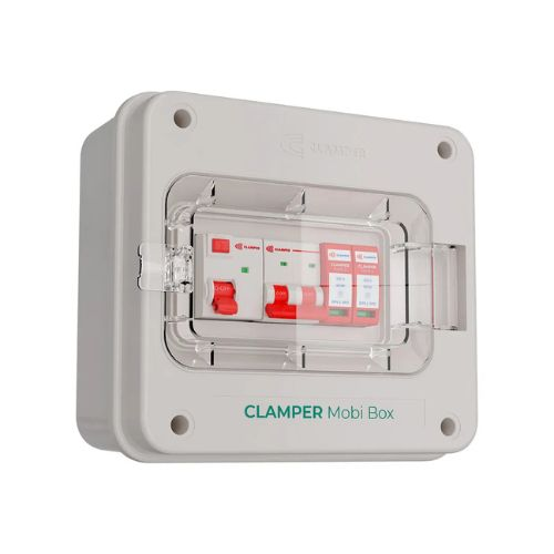 QUADRO  PROTECAO MOBI BOX C/IDR+DPS+DISJUNTOR 220-250VCA P/CARREGADOR VEICULAR 8KW 40A CZ IP65 28510