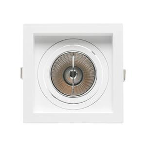 LUMINARIA  C/RECUO QUADRADA EMBUTIR AR70 GU10 BR 30507 SE3301048 