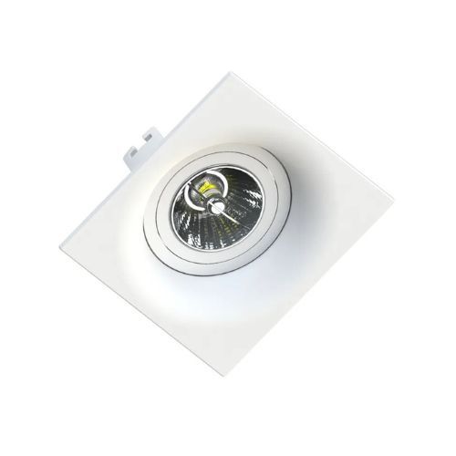 LUMINARIA  EMBUTIR QUADRADA SAND 150X150MM AR70 TERMOPLASTICO BR SE-330.2613 30583 SE3302613