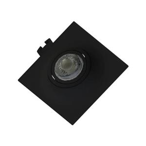 LUMINARIA  EMBUTIR QUADRADA SAND 120X120MM MR16 TERMOPLASTICO PT SE-330.2610 30585 SE3302610 