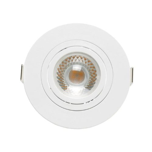 LUMINARIA  EMBUTIR REDONDA FACE PLANA 100X35MM DICROICA MR16 GU10 TERMOPLASTICO BR SE-330.1033 30586 SE3301033
