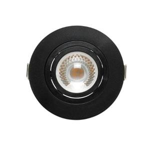 LUMINARIA  EMBUTIR REDONDA FACE PLANA 100X35MM DICROICA MR16 GU10 TERMOPLASTICO PT SE-330.1037 30588 SE3301037 