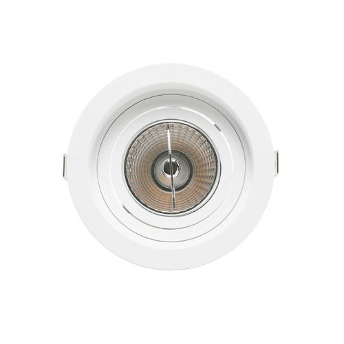 LUMINARIA  EMBUTIR REDONDA FACE RECUADA 130X35MM AR70 GU10 TERMOPLASTICO BR SE-330.1050 30935 SE3301050