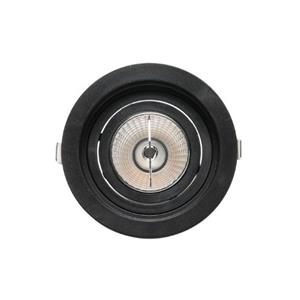 LUMINARIA  EMBUTIR REDONDA FACE RECUADA 130X35MM AR70 GU10 TERMOPLASTICO PT SE-330.1054 30937 SE3301054 