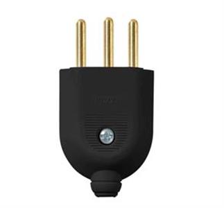 PLUGUE  MACHO MODELLO 2P+T 20A 250V TERMOPLASTICO PT 32246 11572 