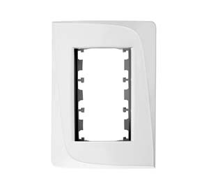 PLACA  C/BASTIDOR 50.000 TENDENZA 4" X 2" 3 POSTOS ABS BR 32266 50530