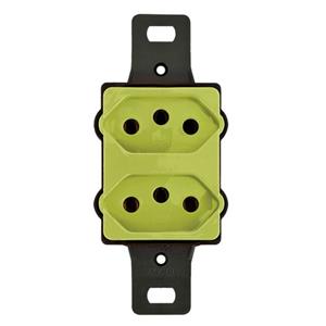 TOMADA  DUPLA 10.000 2P+T 10A 250V S/PLACA 32271 10018 