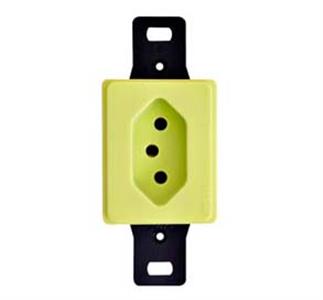 TOMADA  VERTICAL RETANGULAR 10.000 2P+T 10A 250V S/PLACA 32400 10056 