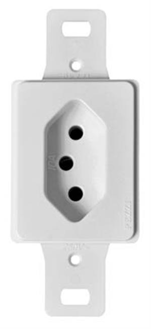 TOMADA  VERTICAL RETANGULAR 40.000 2P+T 20A 250V BR S/PLACA 32406 40057 