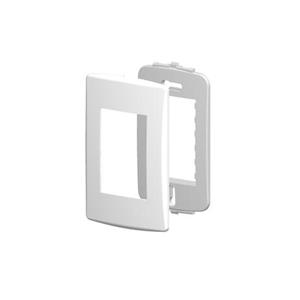 PLACA  C/SUPORTE 3 MODULOS 4"X2" ABS BR 33410 6403