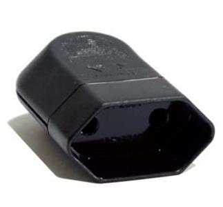 PLUGUE  FEMEA 2P 10A 250V TERMOPLASTICO PT 33869 10832 