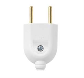 PLUGUE  MACHO 2P 10A 250V TERMOPLASTICO BR 33873 10111 