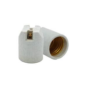 SUPORTE  LAMPADA LUMINARIA PORCELANA E-27 4A/250V C/ BORNE 33935 