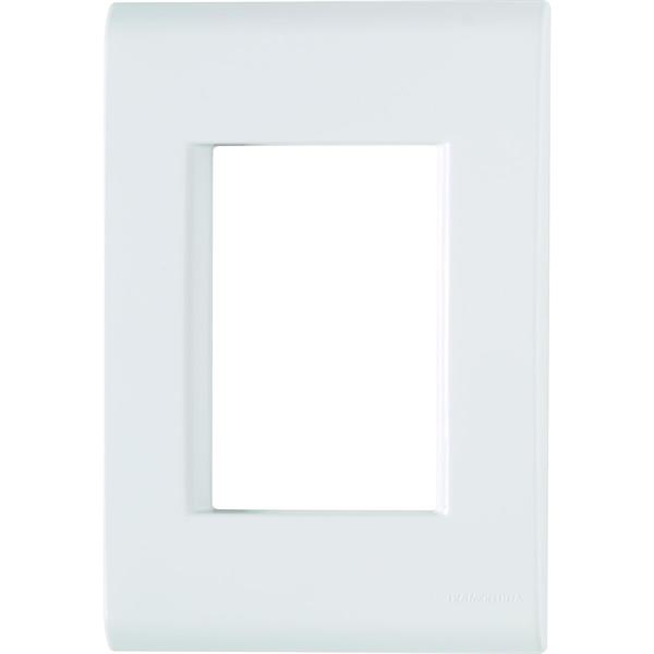 PLACA  C/SUPORTE 3 MODULOS 4"X2" ABS BR LIZ 35815