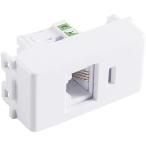 TOMADA  MODULAR RJ11 BR PVC LIZ 35833 