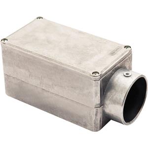 CONDULETE  E C/TAMPA 2" S/ROSCA ALUMINIO S/PINTURA 35871 