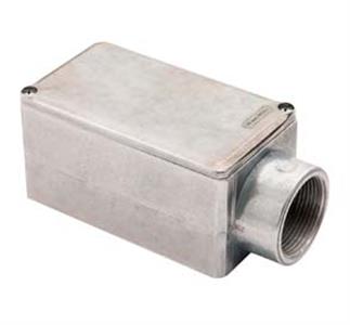 CONDULETE  E C/ TAMPA 1.1/2" C/ROSCA BSP ALUMINIO S/PINTURA 35877 