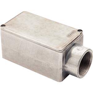 CONDULETE  E C/TAMPA 1.1/4" C/ROSCA BSP ALUMINIO S/PINTURA 35885 