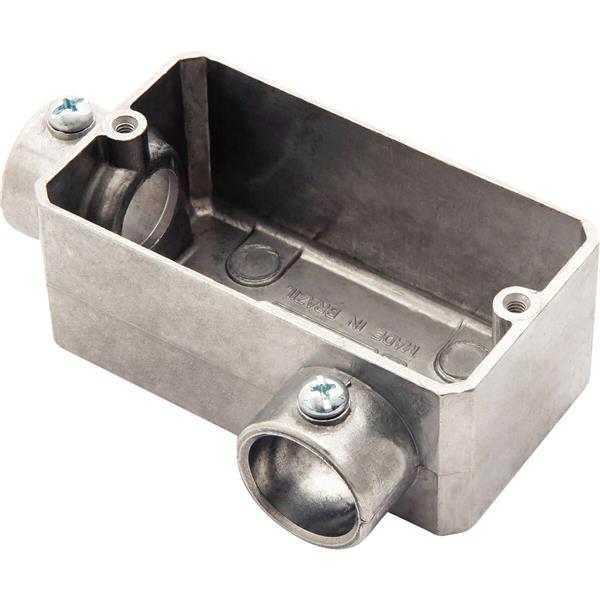 CONDULETE  LL S/TAMPA 3/4" S/ ROSCA ALUMINIO S/PINTURA 36023 56104312