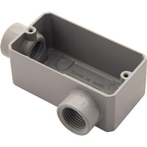 CONDULETE  LL S/TAMPA 3/4" C/ROSCA BSP ALUMINIO C/ PINTURA 36032 