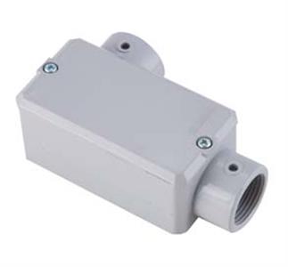 CONDULETE  LL C/ TAMPA 1.1/4" C/ROSCA BSP ALUMINIO C/ PINTURA 36036 