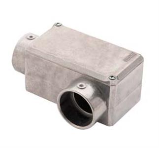 CONDULETE  LL C/ TAMPA 1.1/2" S/ ROSCA ALUMINIO S/PINTURA 36045 