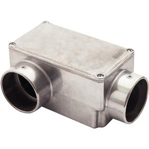 CONDULETE  LR C/TAMPA 2" S/ROSCA ALUMINIO S/PINTURA 36109 