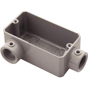 CONDULETE  LR S/TAMPA 3/4" C/ROSCA BSP ALUMINIO C/ PINTURA 36112 