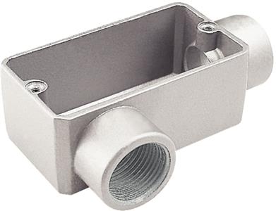 CONDULETE  LR C/ TAMPA 2" C/ROSCA BSP ALUMINIO S/PINTURA 36121 