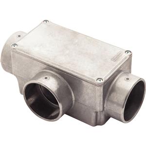CONDULETE  T C/TAMPA 2" S/ROSCA ALUMINIO S/PINTURA 36169 
