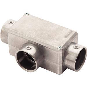 CONDULETE  T C/TAMPA 1.1/2" S/ROSCA ALUMINIO S/PINTURA 36171 
