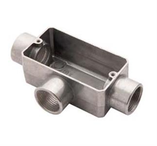 CONDULETE  T S/TAMPA 1/2" C/ROSCA BSP ALUMINIO S/PINTURA 36191 56106301 