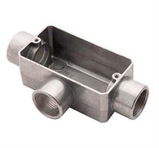 CONDULETE  T S/TAMPA 3/4" C/ROSCA BSP ALUMINIO S/PINTURA 36193 56106302 