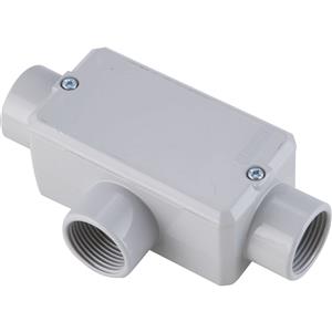 CONDULETE  T C/TAMPA 1.1/4" C/ROSCA BSP ALUMINIO C/ PINTURA 36196 