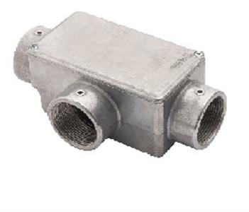 CONDULETE  T C/ TAMPA 1.1/2" C/ROSCA BSP ALUMINIO S/PINTURA 36197 56106305 