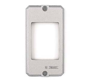 TAMPA  3 MODULOS JUNTOS P/CONDULETE 3/4" ALUMINIO S/PINTURA 36691 56117004