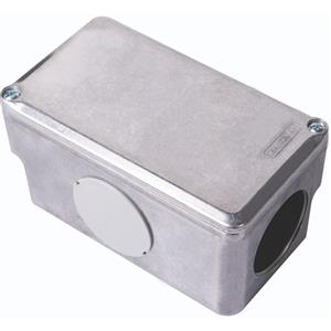 CONDULETE  X MULTIPLO 1.1/2" C/ROSCA BSP ALUMINIO S/PINTURA C/TAMPA 36725 