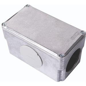 CONDULETE  X MULTIPLO 2" C/ROSCA BSP ALUMINIO S/PINTURA C/TAMPA 36727 