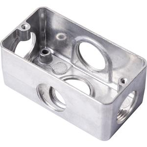 CONDULETE  X MULTIPLO 3/4" C/ROSCA BSP ALUMINIO S/PINTURA S/TAMPA 36732 56200072 